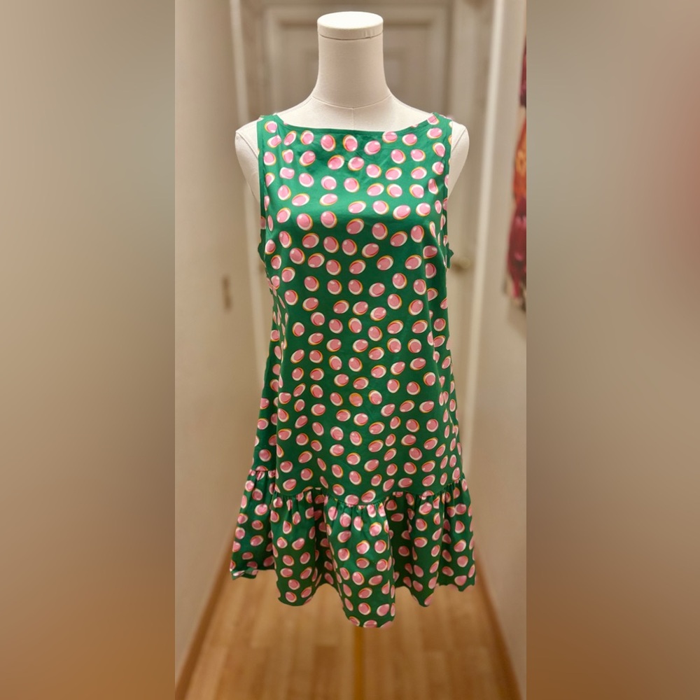 Donna Morgan Olive sleeveless dress sz6
